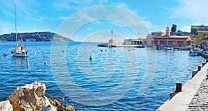 The promenade of Villefranche-sur-Mer photo