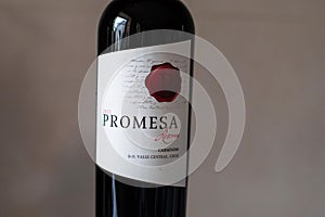 Promesa reserva - Chille wine bottle