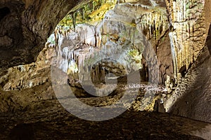 Prometheus Cave Natural Monument - largest cave in Georgia with petrification waterfalls photo