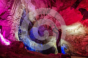 Prometheus  Kumistavi Cave near Tskaltubo in the Imereti region, Georgia photo