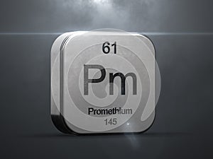 Promethium element from the periodic table