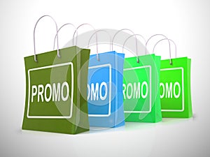 Promo promotion concept icon means best deals or price reductions - 3d illustration