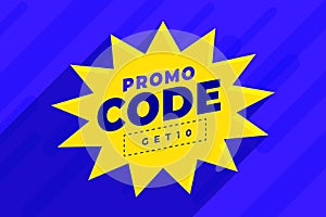 promo voucher code sticker for web app campaign