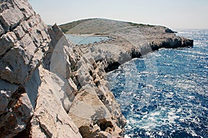 Promontory at Kornati islands, Croatia photo