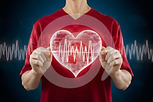 Promoting health care and prevention for heart related issues through imagery