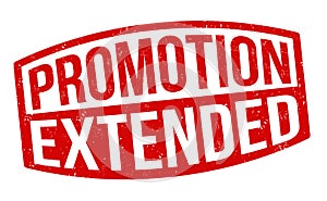 Promotion extended grunge rubber stamp