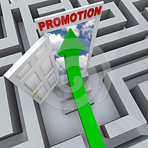 Promotion in Maze - Open Door to Career Success