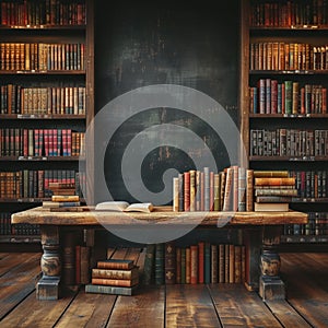 Promotional background for a bookstore copy space for advertising
