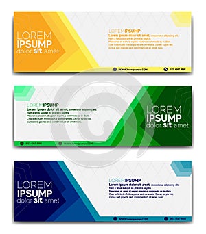 PROMOTIONAL BANNER DESIGN TEMPLATE 2019 photo