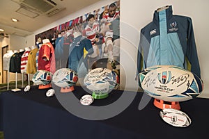Promotional event for the 2019 Rugby World Cup to be held in Japan