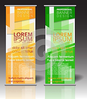 PROMOTIONAL ROLL UP BANNER BACKGROUND DESIGN TEMPLATE