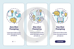 Prompt engineering methods onboarding mobile app screen