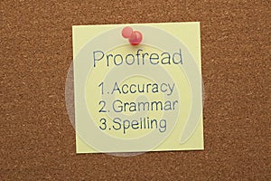 Proofread Spelling Grammar Accuracy photo