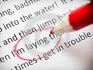 Proofreading essay errors