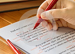 proofreading paper on process of service