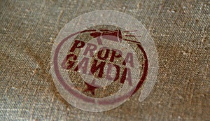 Propaganda stamp and stamping