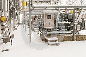 Propane compressor operates in winter conditions