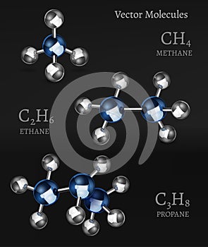 Propane Ethane Methane
