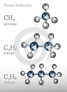 Propane Ethane Methane