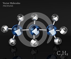 Propane Molecule Image