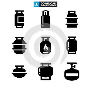 Propane tank icon or logo isolated sign symbol vector illustration