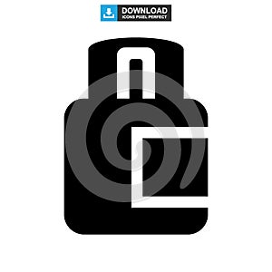 Propane tank icon or logo isolated sign symbol vector illustration