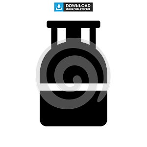 Propane tank icon or logo isolated sign symbol vector illustration