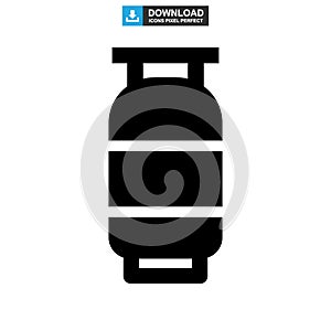 Propane tank icon or logo isolated sign symbol vector illustration