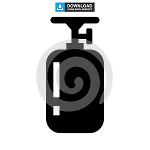 Propane tank icon or logo isolated sign symbol vector illustration