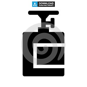 Propane tank icon or logo isolated sign symbol vector illustration