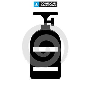 Propane tank icon or logo isolated sign symbol vector illustration