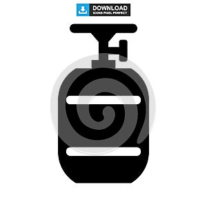 Propane tank icon or logo isolated sign symbol vector illustration