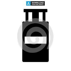 Propane tank icon or logo isolated sign symbol vector illustration