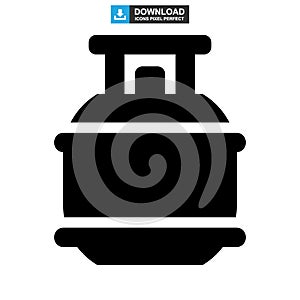 Propane tank icon or logo isolated sign symbol vector illustration