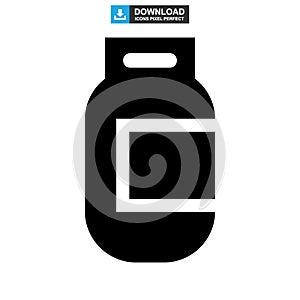 Propane tank icon or logo isolated sign symbol vector illustration