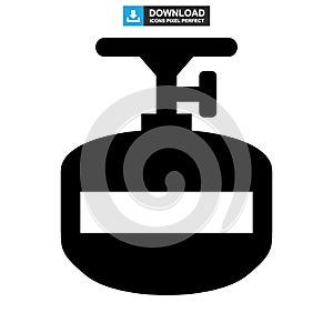 Propane tank icon or logo isolated sign symbol vector illustration