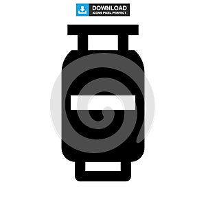 Propane tank icon or logo isolated sign symbol vector illustration