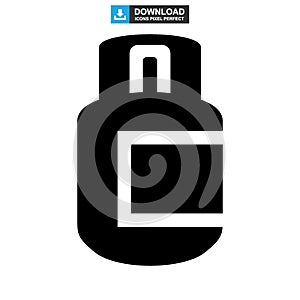 Propane tank icon or logo isolated sign symbol vector illustration