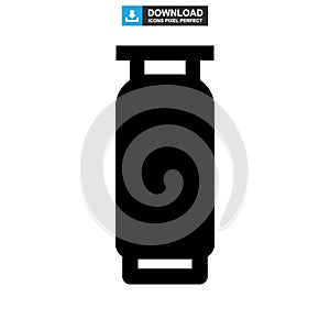 Propane tank icon or logo isolated sign symbol vector illustration