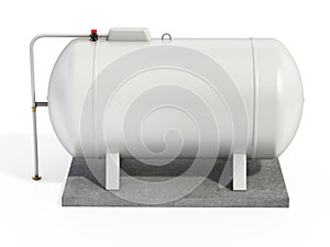 Propane tank isolated on white background. 3D illustration