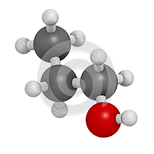 Propanol (n-propanol) solvent molecule