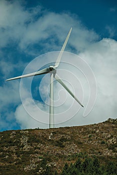 Propeller blades from a wind generator of electric power