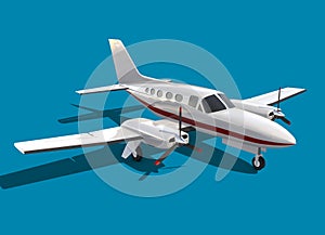 Propeller business aircraft