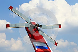 Propeller with four blades