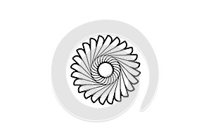 propeller logo Designs Inspiration Isolated on White Background.
