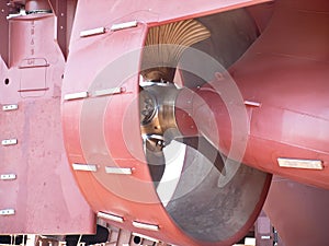 Propeller and rudder