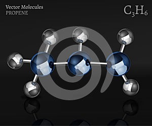 Propene Molecule 01 A