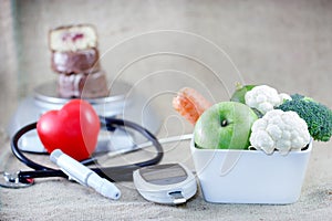 Proper and balanced diet to avoid diabetes