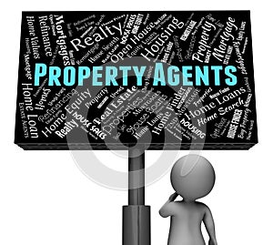 Property Agents Indicates Real Estate And Homes