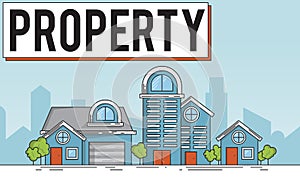 Property Housing Estate Ownership Concept